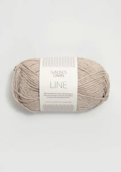 Hovedbilde Sandnes Line 2331 Lys beige garn 3 + 3 + 1 + 1 + 1 + 1