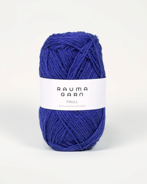 Hovedbilde Rauma Finull 443 Mørk jeansblå garn