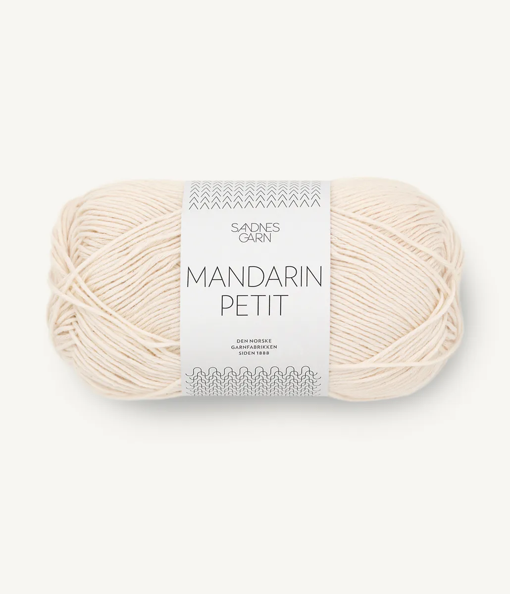 Sandnes Mandarin Petit 1012 Natur garn