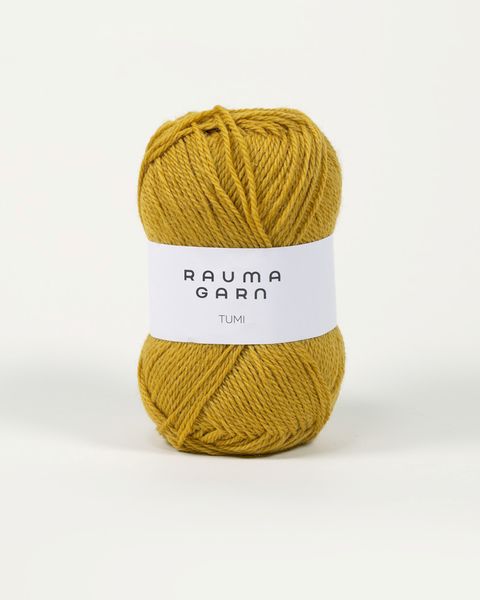 Hovedbilde Rauma Tumi 0051 Sennepsgul garn utgår