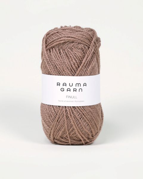 Hovedbilde Rauma Finull 420 Mørk beige garn