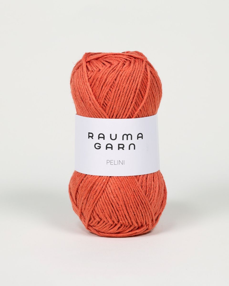 Rauma Pelini 994 Mørk oransje garn