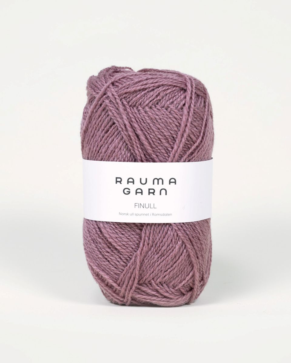 Rauma Finull 487 Grålilla garn
