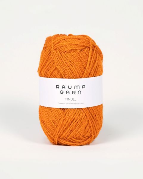 Hovedbilde Rauma Finull 461 Rustoransje garn