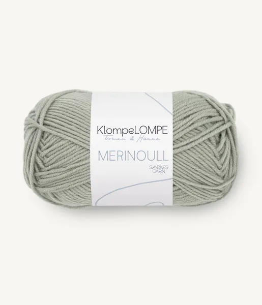 Hovedbilde KlompeLOMPE Merinoull 9040 Puddergrønn garn