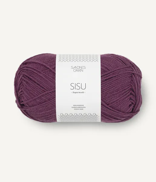 Hovedbilde Sandnes Sisu 4672 Bjørnebærsorbet garn