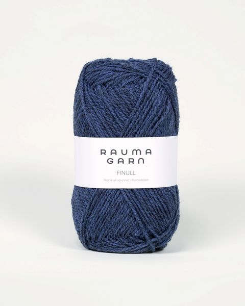 Hovedbilde Rauma Finull 4123 Mørk petrol melert garn