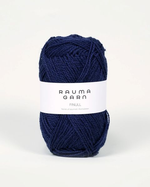 Hovedbilde Rauma Finull 449 Mørk blå garn