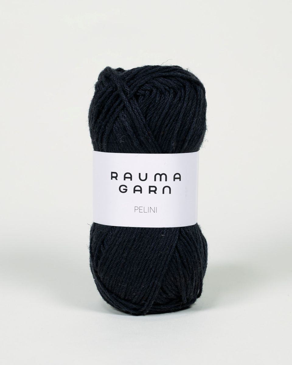Rauma Pelini 24 svart garn