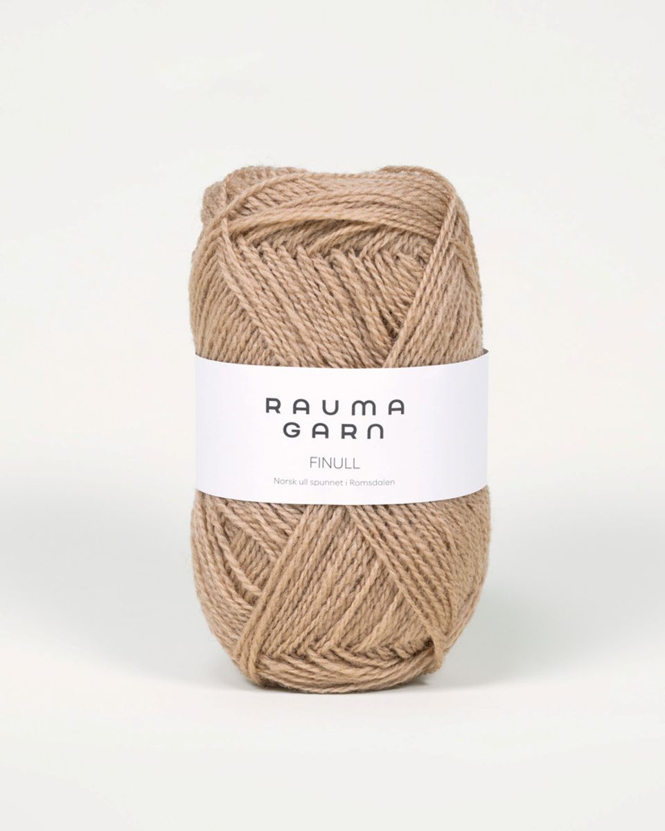 Rauma Finull 4077 Sand garn