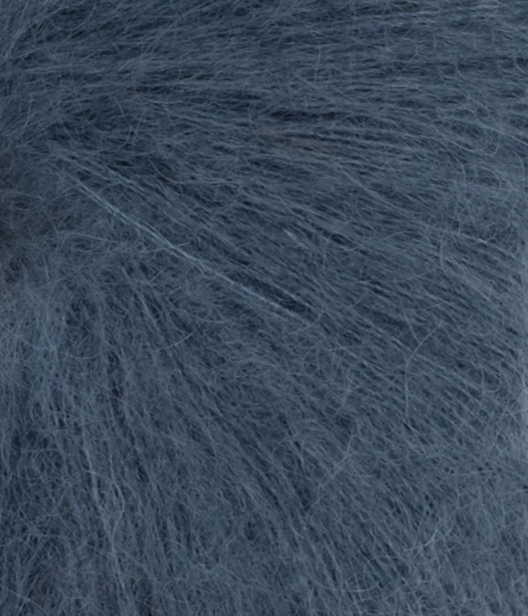 Sandnes Tynn Silk Mohair 6081 Dyp blå garn
