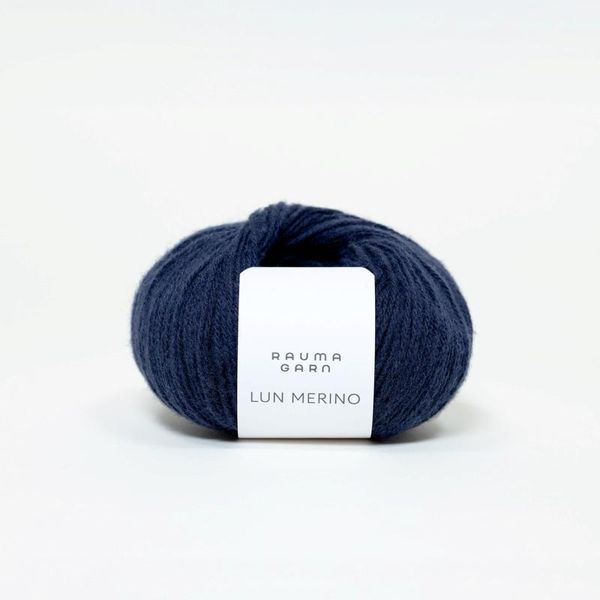 Hovedbilde Lun Merino 48 Marine Rauma garn