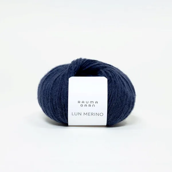 Hovedbilde Lun Merino 48 Marine Rauma garn