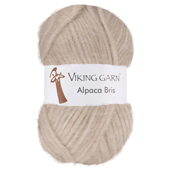 Hovedbilde Alpaca Bris 306 Sand Viking garn