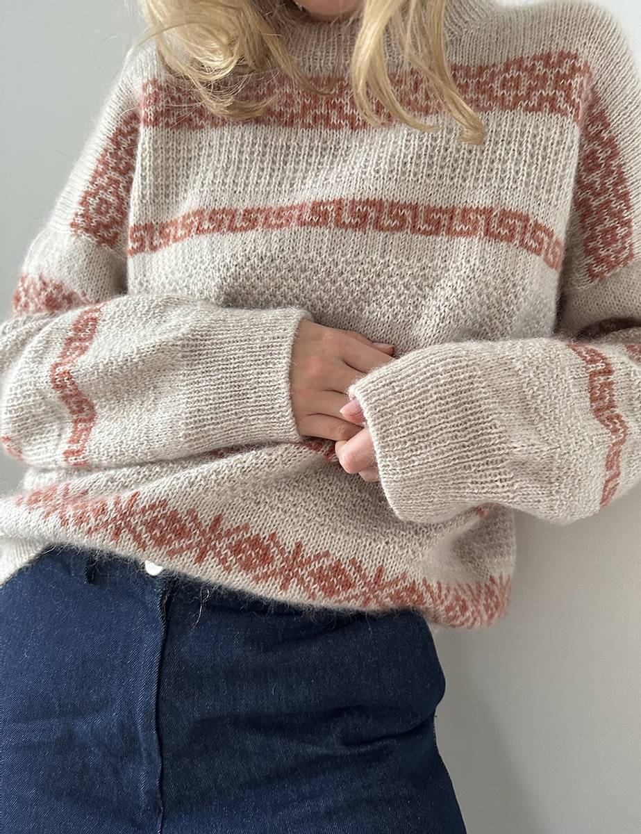 Le Knit Terracotta Sweater oppskrift*