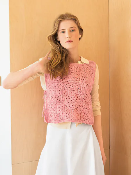 Hovedbilde 24_1 Sunny Slipover fra Sandnes garn oppskrift