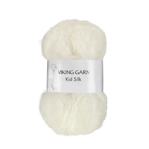 Hovedbilde Viking Kid Silk 302 Natur garn