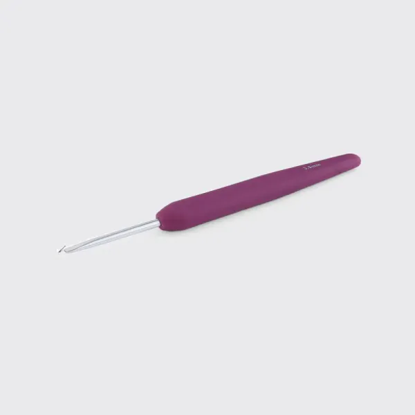 Hovedbilde KniPro Waves heklenål 3,0 mm med grep