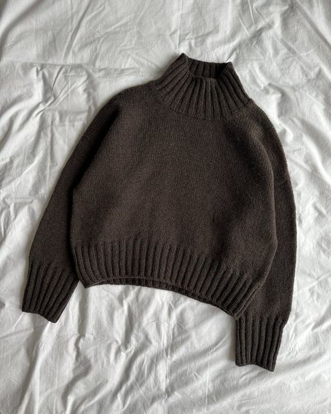 Hovedbilde Hannah Sweater O-neck til dame fra PetiteKnit oppskrift