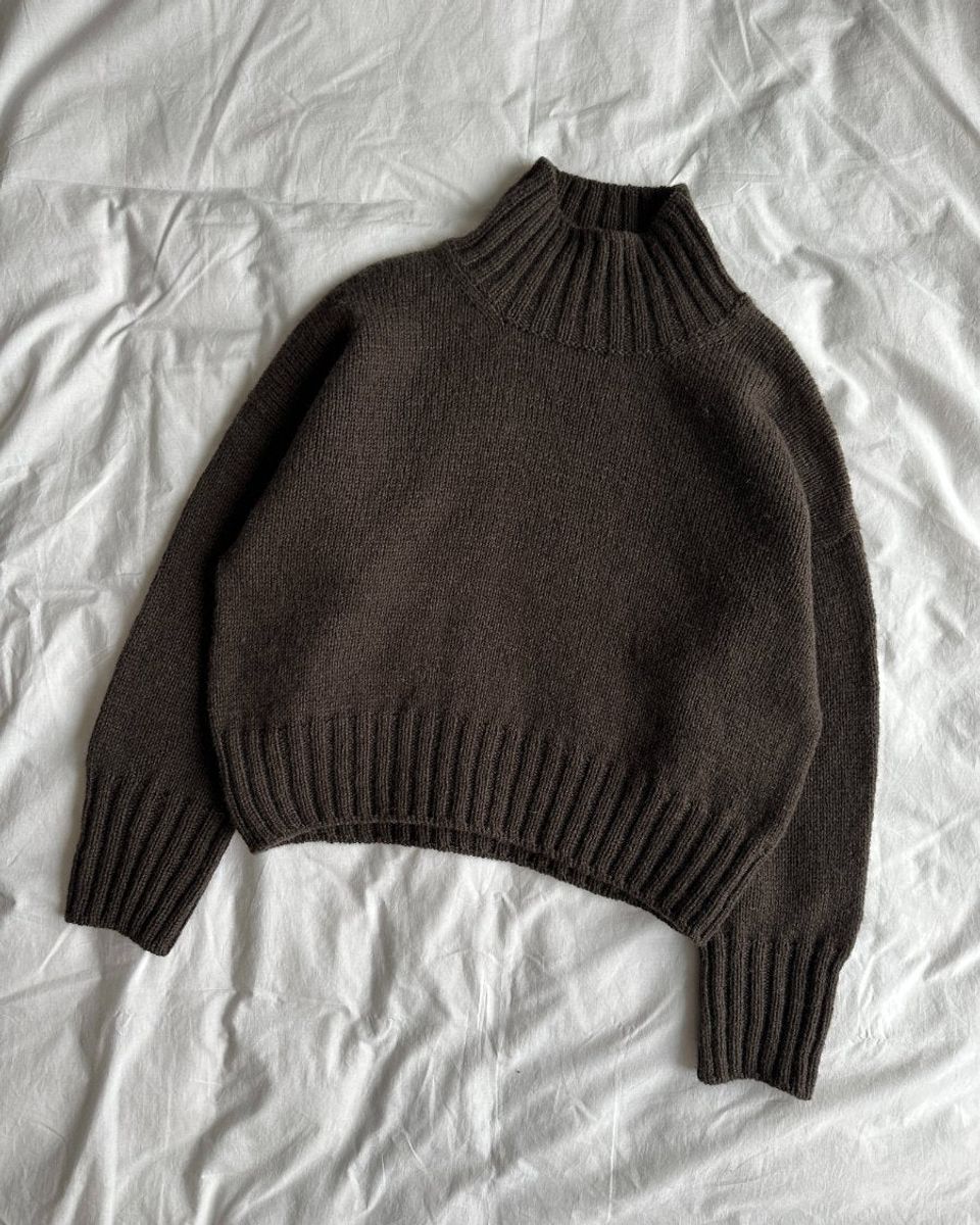 Hannah Sweater O-neck til dame fra PetiteKnit oppskrift